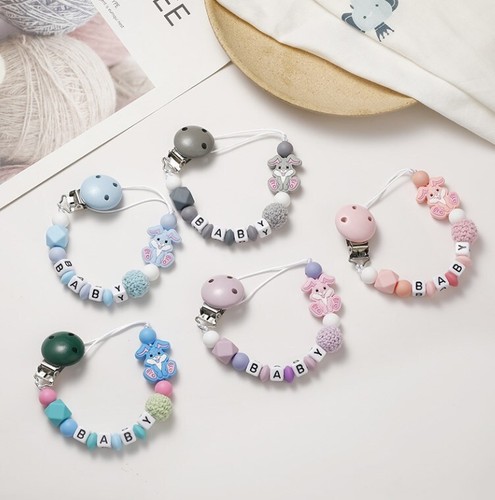 Schnullerkette mit namen - namen, ☆