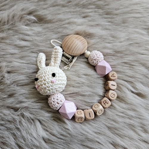 Schnullerkette mit namen junge - schnullerkette,