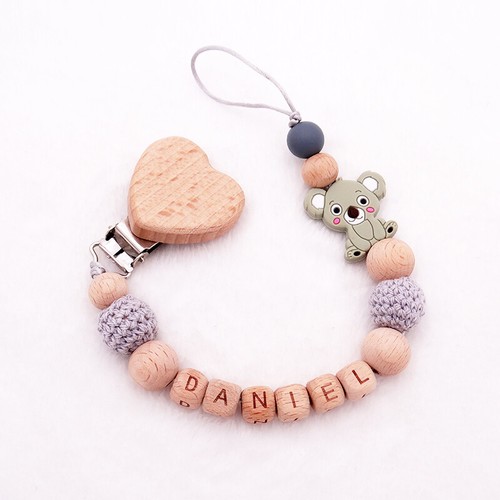 Schnullerkette mit namen - mit, ☆