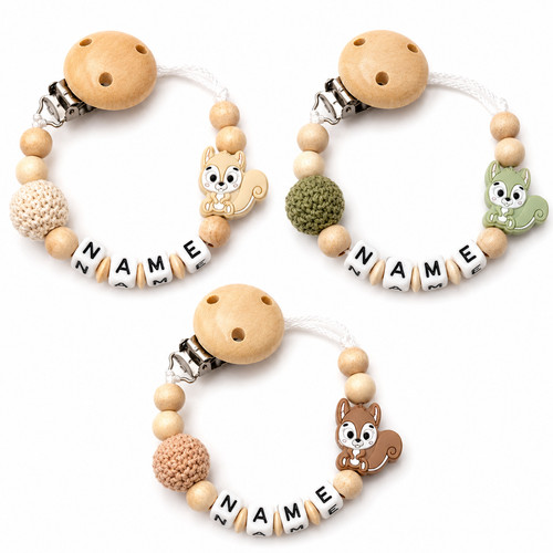Schnullerkette mit namen - mit,