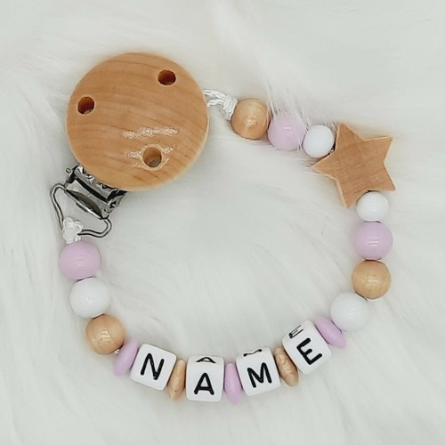 Schnullerkette mit namen - mit,