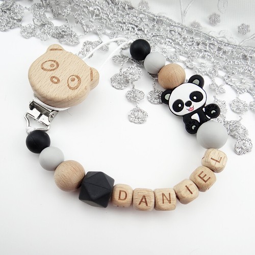 Schnullerkette mit namen - schnullerkette,