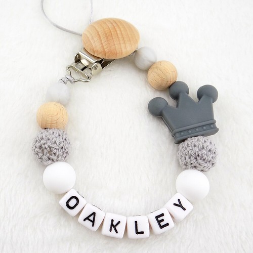 Diy schnullerkette mit namen - schnullerkette,