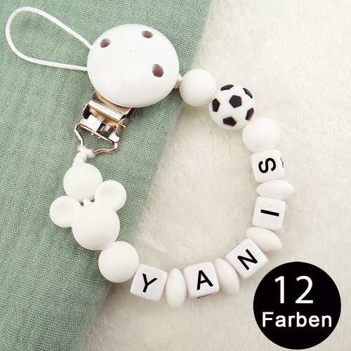 Schnullerkette mit namen baby - schnullerkette,